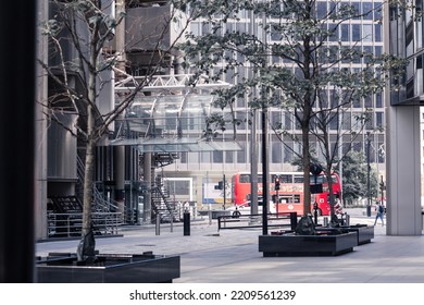 London, UK - June 22, 2022: People Walking On The City Of London Street. Busy Business Life Of The City. People Rush At Work  Street Photography