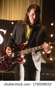 London, UK - June 7th 2018: Arctic Monkeys (Jamie Cook Performing Live At The Royal Albert Hall. All Profits Go To War Child UK .