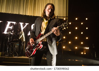 London, UK - June 7th 2018: Arctic Monkeys (Jamie Cook Performing Live At The Royal Albert Hall. All Profits Go To War Child UK .