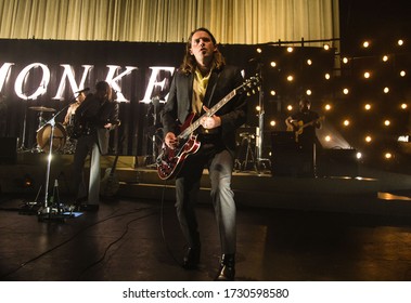 London, UK - June 7th 2018: Arctic Monkeys (Jamie Cook Performing Live At The Royal Albert Hall. All Profits Go To War Child UK .