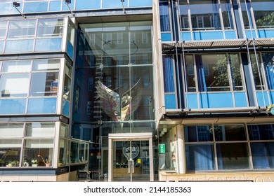 London, UK - March 26 2022: Chelsea Barracks Housing On Chelsea Bridge Road, London