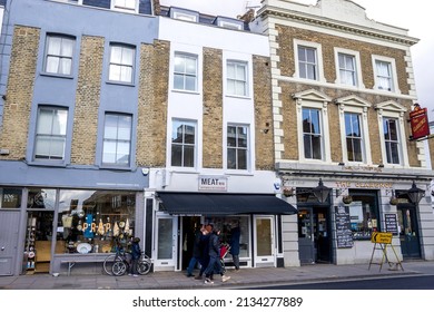 London, UK - March 5 2022: Stoke Newington High Street, North East London, England