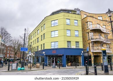 London, UK - March 5 2022: Fulham Broadway In West London, England