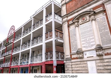 London, UK - March 5 2022: Sir Oswald Stoll Mansions, A Housing Association In Chelsea, West London