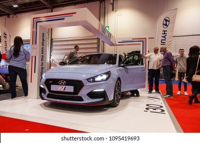 LONDON, UK - MAY 18th 2018: Hyundai Car At The Confused.com London Motor Show At The Excel Convention Centre. The Show Is The UK's Largest Automotive Retail Event