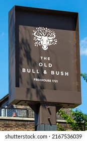 London, UK - May 19th 2022: The Old Bull And Bush Public House In Hampstead, London, UK. The Pub Was Made Famous By The Music Hall Song Down At The Old Bull And Bush By Florrie Forde.