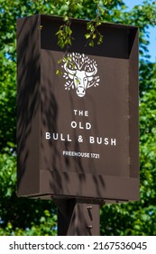 London, UK - May 19th 2022: The Old Bull And Bush Public House In Hampstead, London, UK. The Pub Was Made Famous By The Music Hall Song Down At The Old Bull And Bush By Florrie Forde.