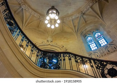 London, UK, May 2014 - Interior Staircase Of The Supreme Court, Parliament Square, Westminster, London, UK