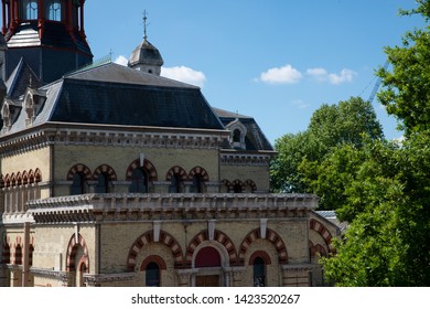 LONDON, UK - MAY 21, 2019 Original Abbey Mills Pumping Station, In Abbey Lane, London, Is A Sewage Pumping Station, Designed By Engineer Joseph Bazalgette, Edmund Cooper And Architect Charles Driver.