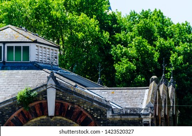 LONDON, UK - MAY 21, 2019 Original Abbey Mills Pumping Station, In Abbey Lane, London, Is A Sewage Pumping Station, Designed By Engineer Joseph Bazalgette, Edmund Cooper And Architect Charles Driver.