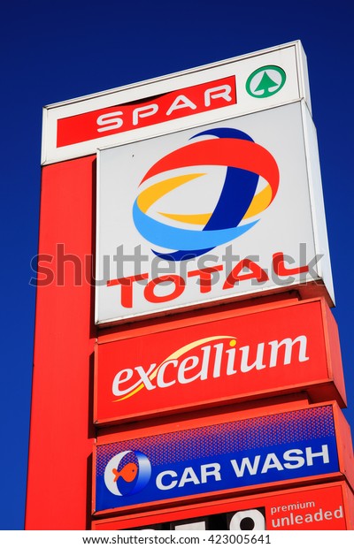 London, UK, May 26, 2012 :
A  Total petrol station sign in the Kilburn High Road showing its
company logo