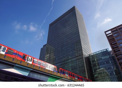 London, UK - May 27, 2012: investment bank J P Morgan European headquarters in Canary Wharf, which was brought by the company in 2010 after the collapse of Lehman Brothers the previous owners