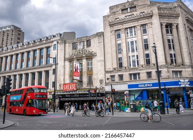 London, UK - May 28 2022: Dominion Theatre And Tottenham Court Road, London