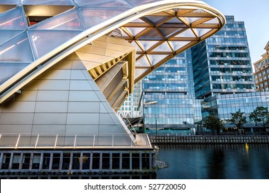 London, UK - November 10, 2016 - Cross Rail Place In Canary Wharf, Financial District Of London