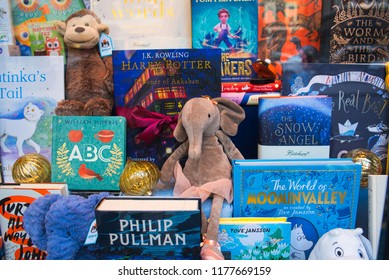 LONDON, UK - NOVEMBER 27, 2017: The Children Book Shop Display