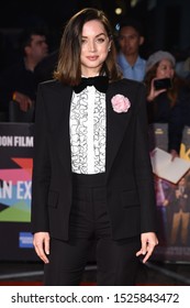 LONDON, UK. October 08, 2019: Ana de Armas arriving for the "Knives Out" screening as part of the London Film Festival 2019 at the Odeon Leicester Square, London.Picture: Steve Vas/Featureflash