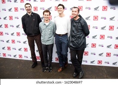 London, UK - October 16th 2018: Kristian Smith, Paeris Giles, Angus Taylor And Jack Kaye Of The Magic Gang Attend The Q Awards 2018 In Association With Absolute Radio At Camden Roundhouse.