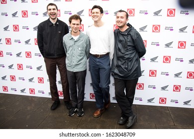 London, UK - October 16th 2018: Kristian Smith, Paeris Giles, Angus Taylor And Jack Kaye Of The Magic Gang Attend The Q Awards 2018 In Association With Absolute Radio At Camden Roundhouse.