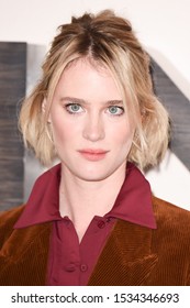 LONDON, UK. October 17, 2019: Mackenzie Davis At The 