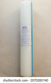 LONDON, UK – OCTOBER 4, 2021: Pro-tex Carpet Protection Film In Sealed Roll