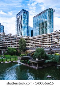 London, UK - September 10, 2018: Barbican Estate