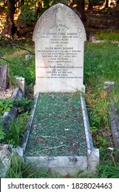 London / UK - September 2010: The Grave Of Lieutenant-Colonel Franke Bourne, The Last Survivor Of The Battle Of Rorkes Drift. He Was Laid To Rest In Beckenham Cemetery, London