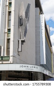 London. UK-06.13.2020: The Building Of The Department Store John Lewis Partnership In Oxford Street.