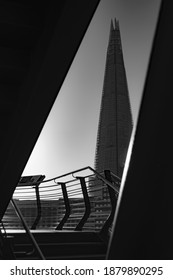 London, Uk,dec 21 2020, The Shard Building In A Sunny Morning. As The Uk Faces The Travel Ban From European Countries 