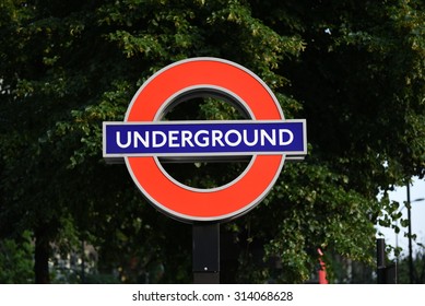 London Underground Station Sign