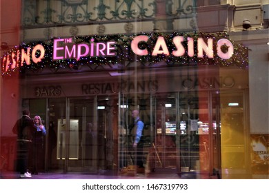 London, United Kingdom - 11/29/2018: Casino Empire , Leicester Square