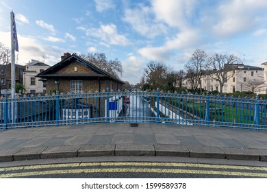 London, United Kingdom - 12 13 2019: Little Venice In London, Paddington On A Winter Day.