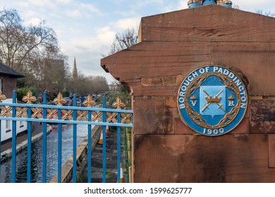 London, United Kingdom - 12 13 2019: Little Venice In London, Paddington On A Winter Day.