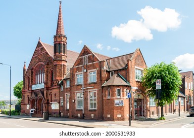 London, United Kingdom, 23 June,  2021: Manor Park Christian Centre a Non-Denominational, Church family fellowship, 454 High Street North, Manor Park, Newham, London, United Kingdom