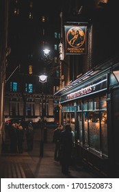 LONDON, UNITED KINGDOM - Feb 28, 2019: Sherlock Holmes Pub In London, A Traditional English Pub With Holmes-themed Memorabilia, Restaurant And Roof Garden.