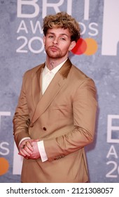 London, United Kingdom - February 08, 2022: Tom Grennan Attends The BRIT Awards 2022 At The O2 Arena In London, England.