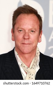 London, United Kingdom- February 18, 2020: Kiefer Sutherland Attends The Brit Awards At The 02 Arena In London, UK.