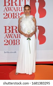 London, United Kingdom- February 21, 2018: Adwoa Aboah Attends The BRIT Awards At The O2 Arena In London, UK.