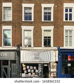 London / United Kingdom - January 16 2020: Rough Trade Record Store Notting Hill Exterior Street View