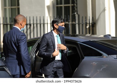 London, United Kingdom - June 16 2021: Chancellor Of The Exchequer Rishi Sunak Arrives In 10 Downing Street.