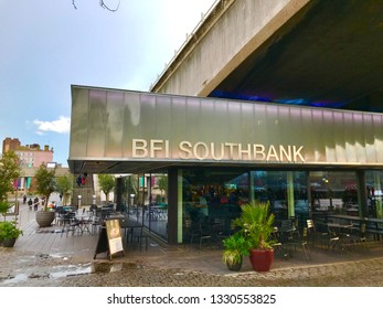 London, London / United Kingdom - March 4 2019: BFI Southbank Cinema Exterior