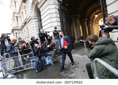 London / United Kingdom - October 20 2020: British Secretary Of Defence Ben Wallace Arrives At Downing Street After Attending The Cabinet Meeting.