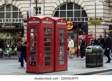 London, United Kingdom - September 19, 2022: The People Of London, Street Photography, Piccadilly Circus