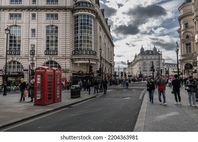 London, United Kingdom - September 19, 2022: The People Of London, Street Photography, Piccadilly Circus