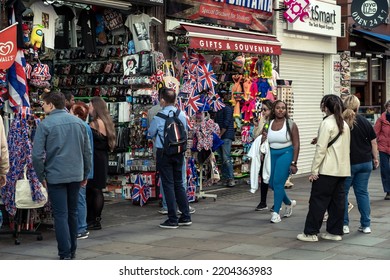 London, United Kingdom - September 19, 2022: The People Of London, Street Photography, Piccadilly Circus