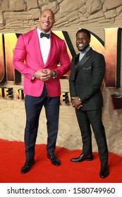 London, United Kingdom-December 5, 2019: Dwayne Johnson And Kevin Hart Attend The Jumanji: The Next Level Film Premiere At BFI Southbank.