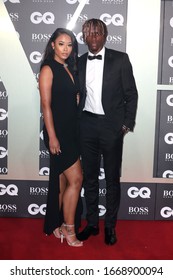 London, United Kingdom-September 3, 2019: Paige Bannister And Wilfried Zaha Attend The GQ Men Of The Year Awards At Tate Modern In London, UK.