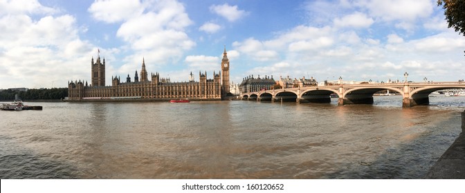 London. Westminster Area Panoramic View