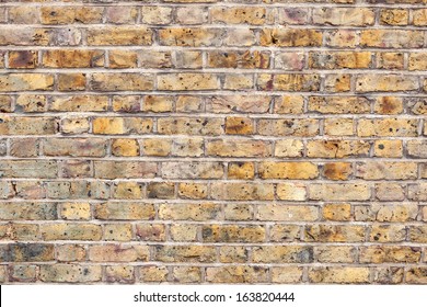 London yellow brick wall