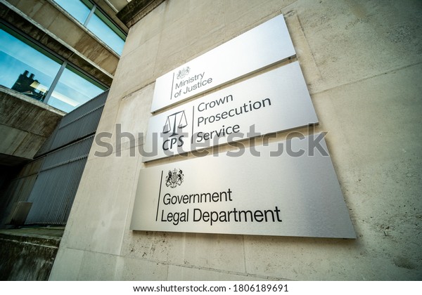 London-August, 2020: Ministry of Justice,\
Crown Prosecution Service &. Government Legal Department\
building,\
Westminster