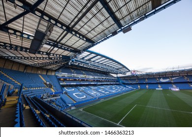 LONDON/ENGLAND - 01 February, 2018 : Visiting Stamford Bridge - The Official Stadium Of Chelsea FC.